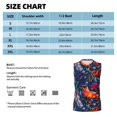 thumbnail image 6 of Bingfone Tropical Flower Pattern Men's Tank Tops Workout Sleeveless Tee Shirts Running Beach Tanks for Men-Large, 6 of 8