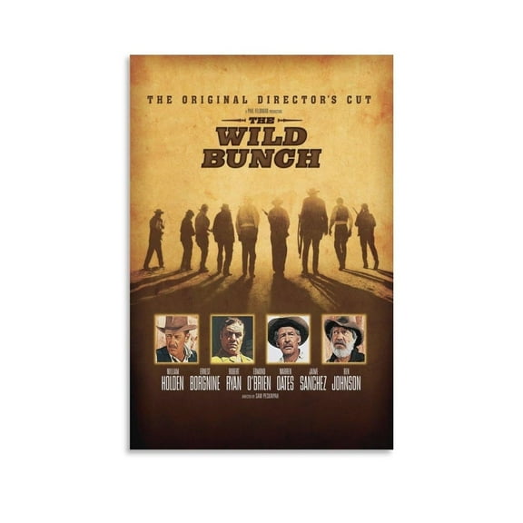 The Wild Bunch Movie Poster Room Aesthetic Poster Print Art Wall Painting Canvas Posters Modern Bedroom Decor