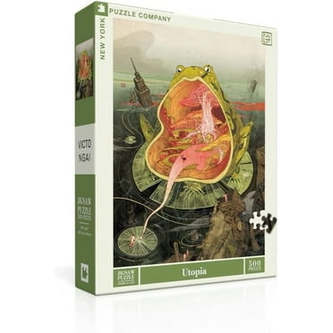- Victo Ngai Utopia - 500 Piece Jigsaw Puzzle 20.5" x 15"