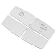 thumbnail image 1 of Pegatina de botón para Mercedes, cubenz, 4 Uds botón de ajuste colgante de suspensión modificación de pegatina plateada apto para Mercedes Benz ML/GL/GLE/GLS seriesD tipo, 1 of 7