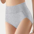thumbnail image 2 of Panties for Women,High Waist Shaping Control Underwear Seamless Panties Comfortable Breathable Fabric All Day Wear Supportive Everyday Tummy,Womens Underwear,Grey,S, 2 of 5