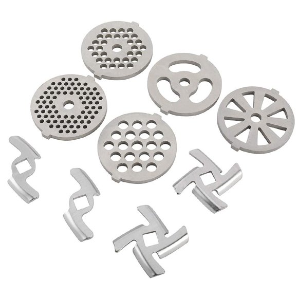 Cortador De Picadora De Carne Reemplazable, Cortador De Picadora De Carne De Acero Inoxidable, Discos De Placa Para Moler Carne, Verduras, Queso Duro 9 Uds. Minnieouse HA034986-00