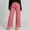 #0408-Pink, variant on Womens Striped Button Zip Denim Jeans with Pockets Straight Leg Loose Casual Trousers Bottoms for Daily All Seasons
