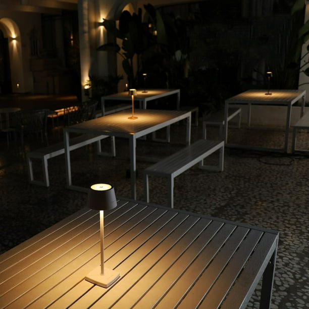 Lámpara de escritorio moderna con Control táctil, lámpara de regulable con USB, luz de noche, de noche, lámpara de lectura, decoración de Negro Salvador Lámpara de escritorio