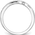 thumbnail image 2 of 14K White Gold Diamond Wedding Band (Size 7) Made In India rm2414b-010-waa, 2 of 5