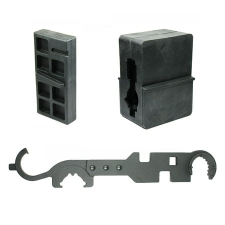 GHP 3lbs A2 Upper and Lower Receiver Vise Block Set w Armorer's (Best Upper Receiver For The Money)