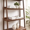 thumbnail image 4 of Pemberly Row 32.5" Particleboard and MDF Wood Bookshelf in Walnut, 4 of 7
