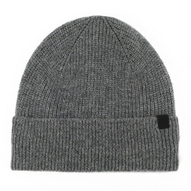 Gorro para mujer, hombre, gorro de invierno, gorro con puños para mujer, gorros de esquí cálidos