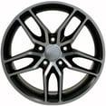 thumbnail image 2 of New 19 Inch Aluminum Wheel for 05-13 Chevrolet Corvette Satin Machined Rim, 2 of 6
