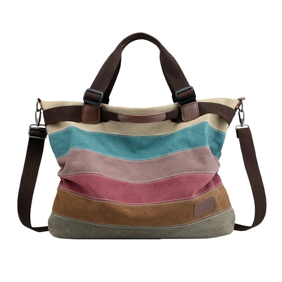 Minkissy Women's Shoulder Handbags Casual Canvas 1Pack