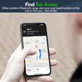 thumbnail image 6 of GJX [2 Pack] Key Finder Works with Apple Find My (Ios Only), Bluetooth Tracker Tag for Keys, Luggage, Backpack and Pets, Ip67 Waterproof Tracker Tag, 6 of 8