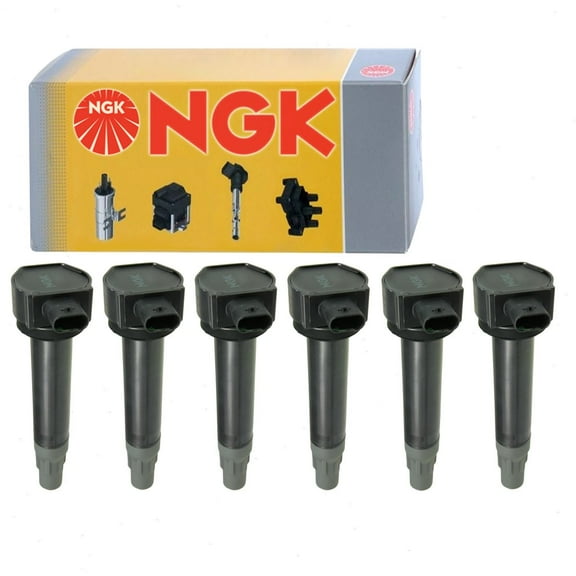 6 pc NGK Ignition Coils compatible with Chrysler 300 2.7L 3.5L V6 2006-2010