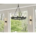 thumbnail image 4 of 29208BK-LV Hinkley Lighting Sawyer - 3.5W 9 LED Outdoor Medium Chandelier-27.75 Inch Tall and 30 Inch Wide, 4 of 20