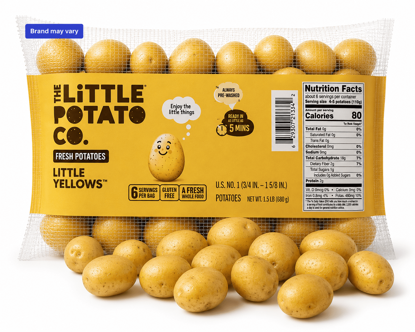 Fresh Yellow Petite Potatoes, 1.5 lb Bag