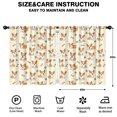 thumbnail image 2 of Corgi and Bone Beige Pattern Insulated Teens Curtains Set Of 2, Bedroom Essentials, Toddler Room Decor 52"x63", 2 of 5
