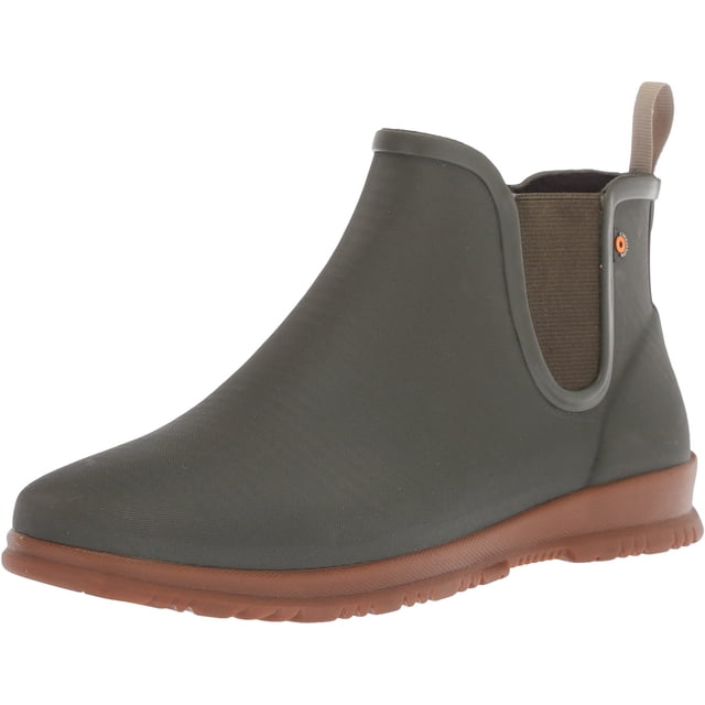 BOGS Bottes de Pluie en Caoutchouc Imperméables Hauteur Cheville pour Femmes