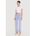 thumbnail image 3 of Women's Mid Rise Straight Leg Bow Print Jeans, 3 of 5