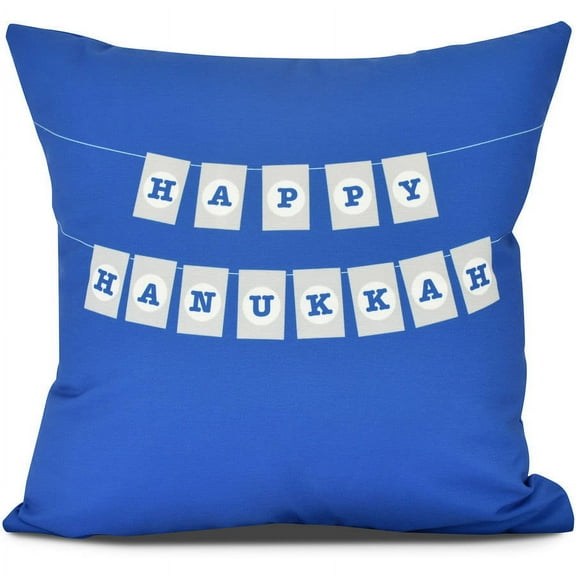 Banner Day, Word Print Pillow