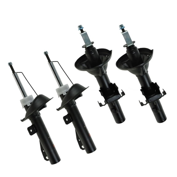 TRQ Front and Rear Strut Assembly Set Fits Select 1997-2000 Ford Contour 1999-2002 Mercury Cougar Mystique