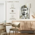 thumbnail image 4 of Elephant Stock Simmering Buddha Wall Art - Vertical Canvas Wall Art - Living Room Wall Decor - People Canvas - Beige And Gray Decor By e. Anthony Orme - 30" x 45", 4 of 4