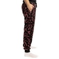 thumbnail image 2 of #followMe Men's Microfleece Buffalo Plaid Pajama Pants with Pockets: Comfortable Joggers (Candy Cane Jogger, Medium), 2 of 3