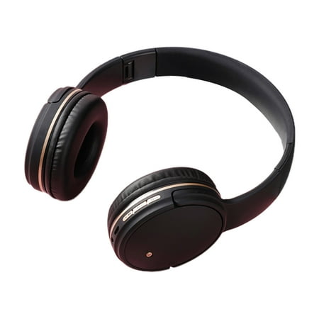 RBCKVXZ Bluetooth Headphones Wireless Earbuds Over Ear Bluetooth Wireless Headphones Long Battery Life HiFi Noise Reduction Foldable Lightweight Headset with Bass Black