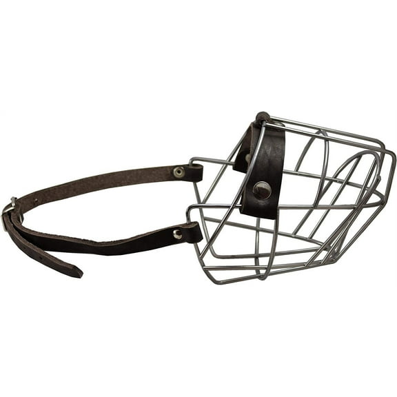 Metal Wire Basket Dog Muzzle Pit Bull. Circumference 13", Length 3.5"