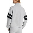 thumbnail image 2 of DKNY Womens Activewear Velour Logo Funnel Neck Sweatshirt;X-Large, 2 of 2