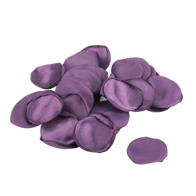Pétalos de rosa de seda de alta simulación, pétalos de dispersión hechos a mano de color púrpura para niña, para bodas, fiestas, Día de San Valentín, 300 Uds.