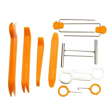 

Julam 12 Pcs Trim Removal Tool Removal Repair Release Tool Door Trim Disassembly Tools for Car Panel Dash Audio Radio Remover Pry Nylon Tool Kit amiable