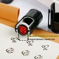 thumbnail image 2 of ARLUCKAT Self Inking Multicolor 12mm Customized Monogram Loyalty Card Stamps Gift For Teacher, 2 of 9