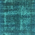 thumbnail image 1 of Ahgly Company Indoor Square Persian Turquoise Blue Bohemian Area Rugs, 6' Square, 1 of 4