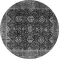 thumbnail image 1 of Ahgly Company Indoor Round Persian Gray Traditional Area Rugs, 4' Round, 1 of 1