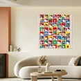 thumbnail image 4 of Hello Kitty Canvas Wall Art Cartoon Wall Decor | HD Printed & Wooden framed wall art | Modern Wall Decor for Gift | Kids Room Decor | Made in USA 10x10Inch, 4 of 5