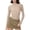 Beige, variant on Women's Slim Fit Turtleneck Sweater, Lightweight Knit Pullover, Fall Winter Casual Top, Ribbed Knit Shirt, Everyday Basic Sweater, Cozy Crewneck Sweater Beige L