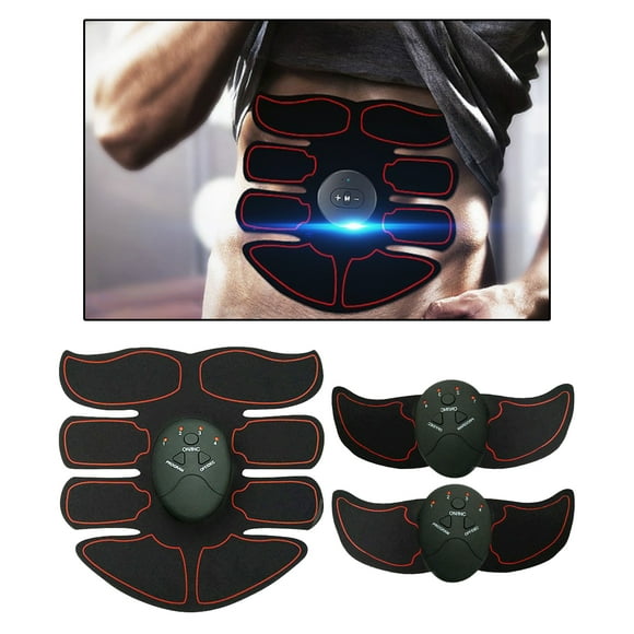 Estimulador de abdominales eléctrico Shamjiam Tónico Estimulador Muscular Rojo