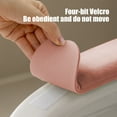 thumbnail image 4 of Thickened Toilet Seat Pad, Two Piece, Adhesive, Washable Reusable, Polyester Material, Soft Comfortable, Stylish, for Bathroom Toilet, 4 of 6