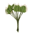 thumbnail image 5 of 12Pcs Mini Calla Artificial Flower Bouquet Wedding Decoration DIY Wreath Gift White, 5 of 8
