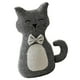 thumbnail image 4 of Lindo tope de puerta decorativo de tela con forma de gato de peluche, para el hogar o el hotel. con pajarita, 4 of 9
