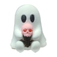 thumbnail image 2 of Halloween Ghost Decoration Mini Figurine, Cute Ghost Halloween Decor Small Statue for Tabletop, Shelf, Mantel and Indoor Home Display, 2 of 5
