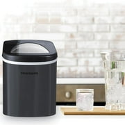 Frigidaire 26 lb. Bullet Ice Maker, Countertop Ice Machine with LED Control Panel, Black Stainless Steel