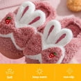 thumbnail image 3 of Pantoufles Douillettes pour Filles, Pantoufles Mignonnes pour la Maison Pantoufles d'Intérieur Pantoufles Confortables, Pantoufle d'Hiver en Coton, 3 of 6