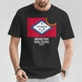 thumbnail image 2 of Arkadelphia Arkansas 2024 Solar Eclipse Group Event Unisex Adult Cotton T-Shirt Casual Wear Commemorative Design Comfortable Tee, Size L, Color Black, 2 of 4