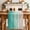 Turquoise, variant on Blue Coastal Table Runner 70 Inches, Waves Summer Beach Ocean Sea Bed Runner Dresser Scarves Tabletop for Indoor Outdoor Parties/Ceremony/Banquet, 13" x 70"