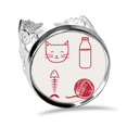 thumbnail image 1 of La bola de peces gato botella de lana Anillo de compromiso de boda de amor ajustable Unbranded M, 1 of 3
