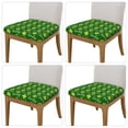 thumbnail image 2 of Fuzoiu Happy St. Patrick's Day Print Square Cushion Cover,Couch Cushion Covers, Stretch Seat Slipcover for Dining Chairs, Banquets, and Home Decor-Four Pieces, 2 of 7