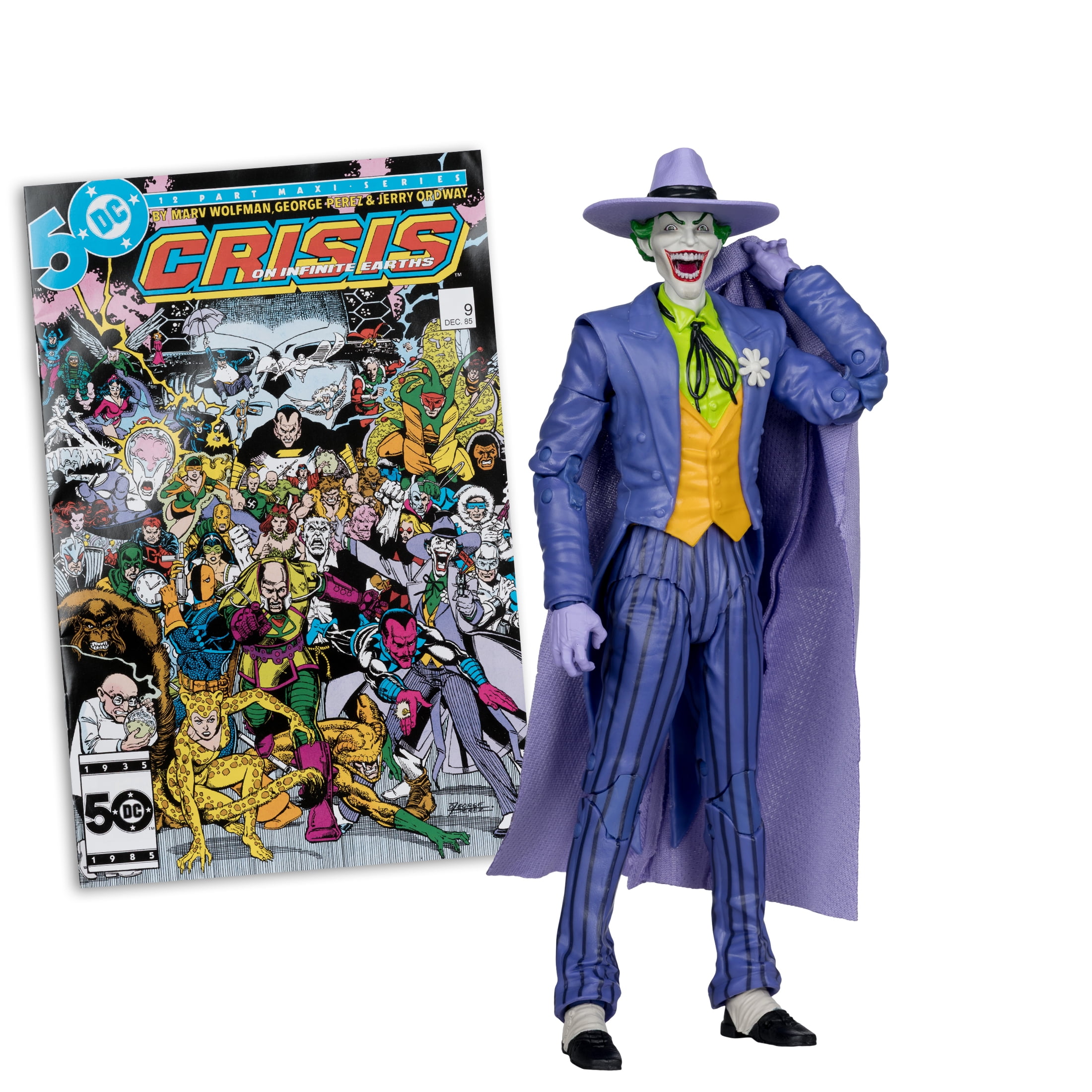 アメコミ DC Multiverse The Joker BATMAN&BATRAPTER The Joker (Crisis on Infinite Earths) DC Direct Page Punchers 7
