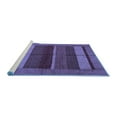 thumbnail image 2 of Ahgly Company Machine Washable Indoor Rectangle Abstract Blue Modern Area Rugs, 8' x 12', 2 of 4