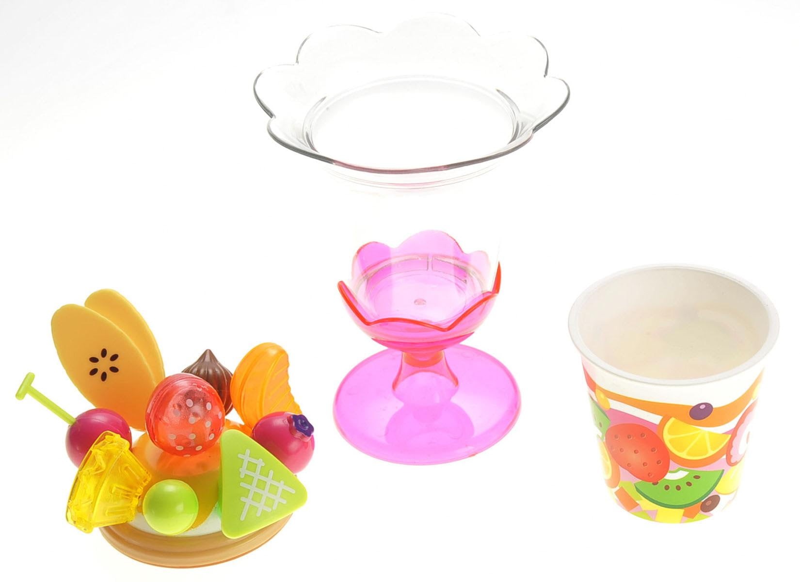 PlayWorld Sweet Treats Play Food Set With Cupcake, Cakes, Ice Cream & Sundae