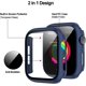 thumbnail image 3 of Funda protectora CHAO 2 en 1 para Apple Watch 44MM con endurecimiento de PC y película de vidrio templado HD, 3 of 5